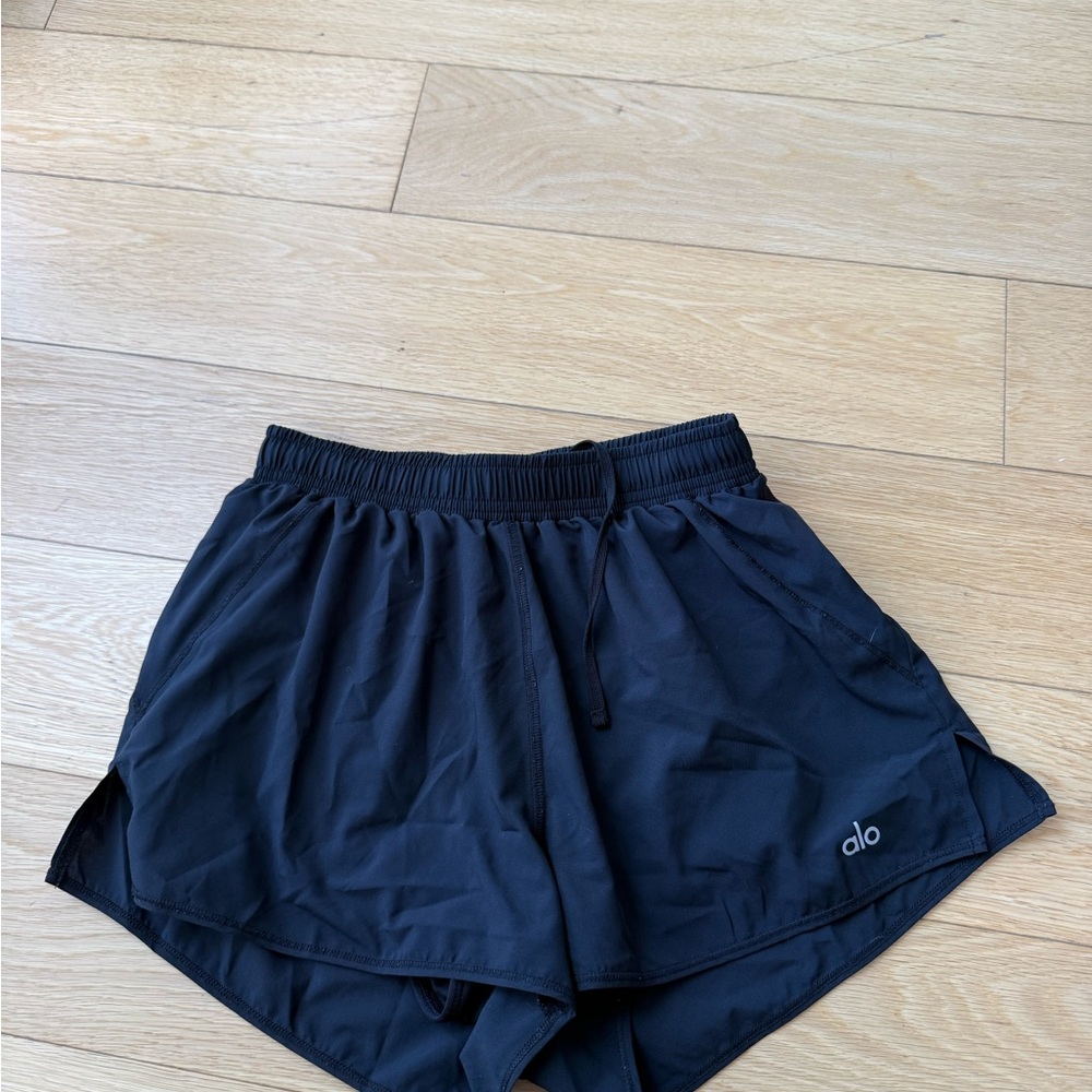 ALO Yoga Women's Athletic Black Shorts